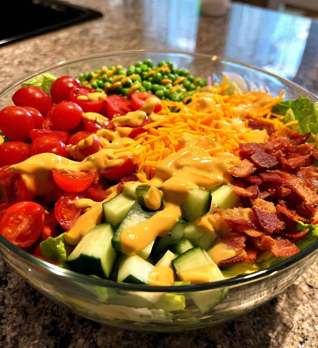 7 layer salad recipe