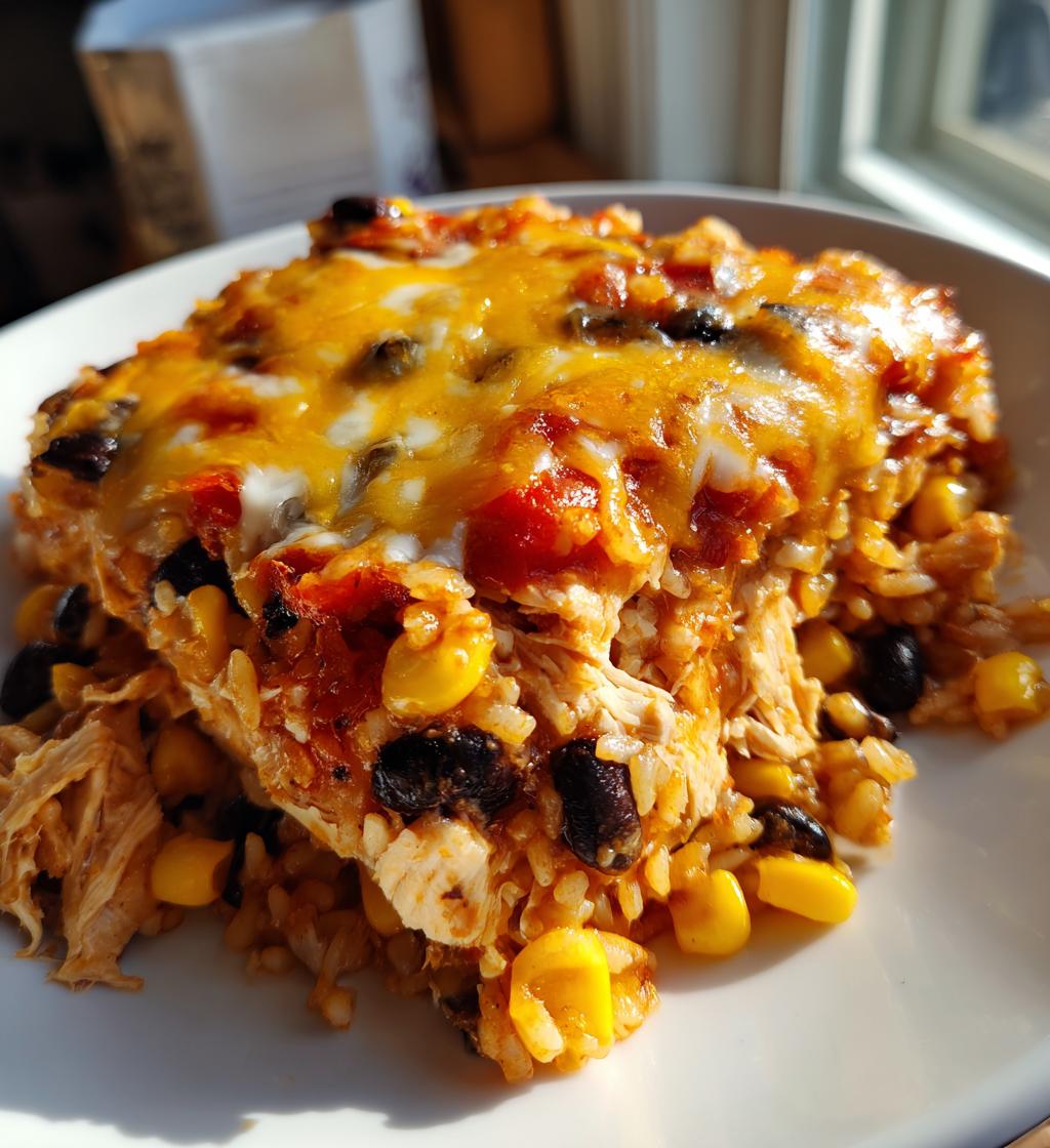 Chicken Enchilada Rice Casserole - detail 1