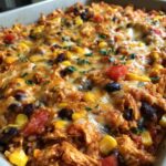 Chicken Enchilada Rice Casserole