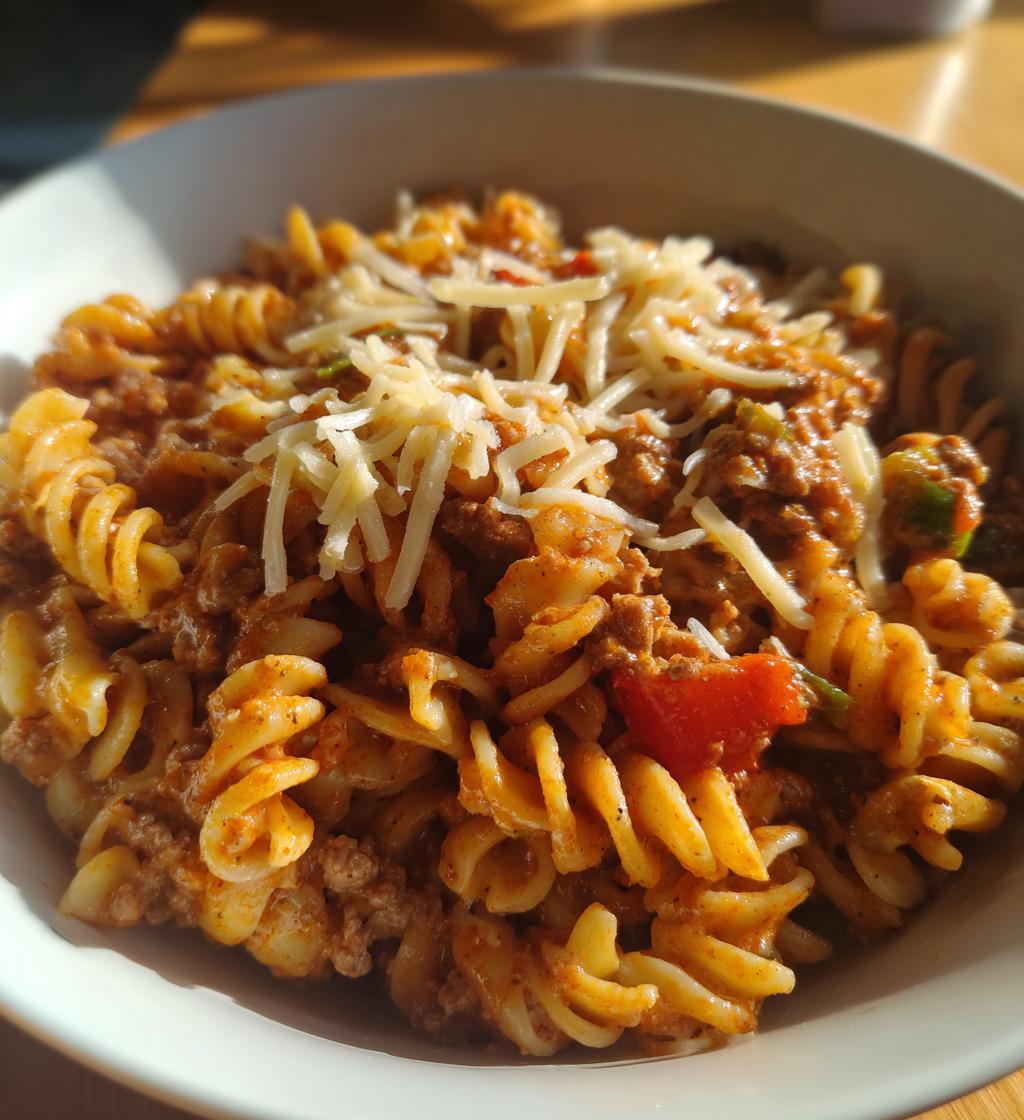 Creamy Rotel Pasta with Ground Beef - detail 1
