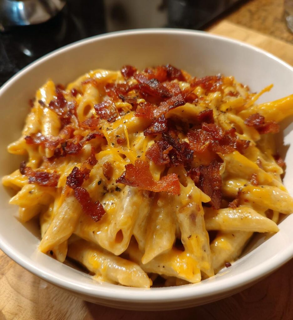 Loaded Bacon Cheeseburger Pasta