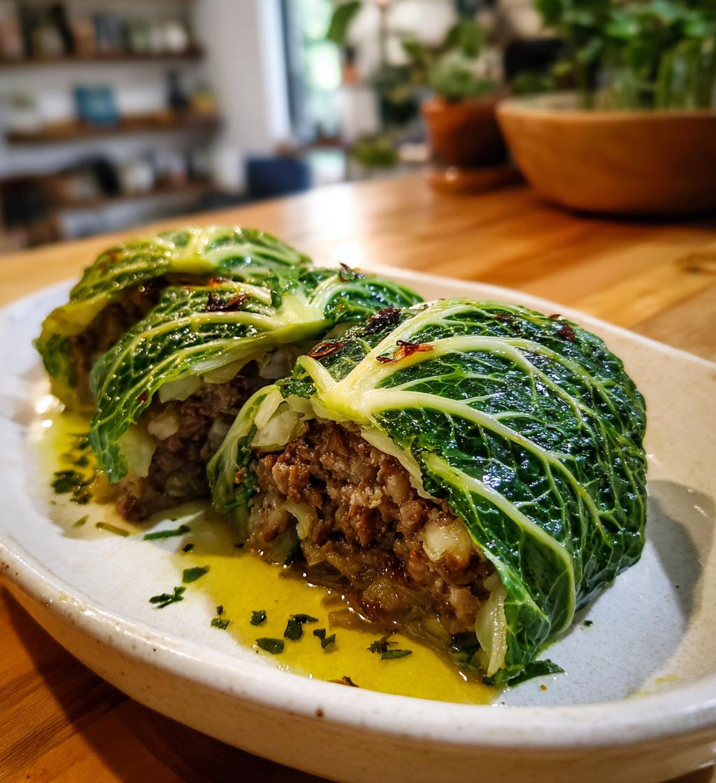 Oven-Baked Cabbage Burgers