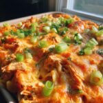 Ranch Buffalo Pasta Bake