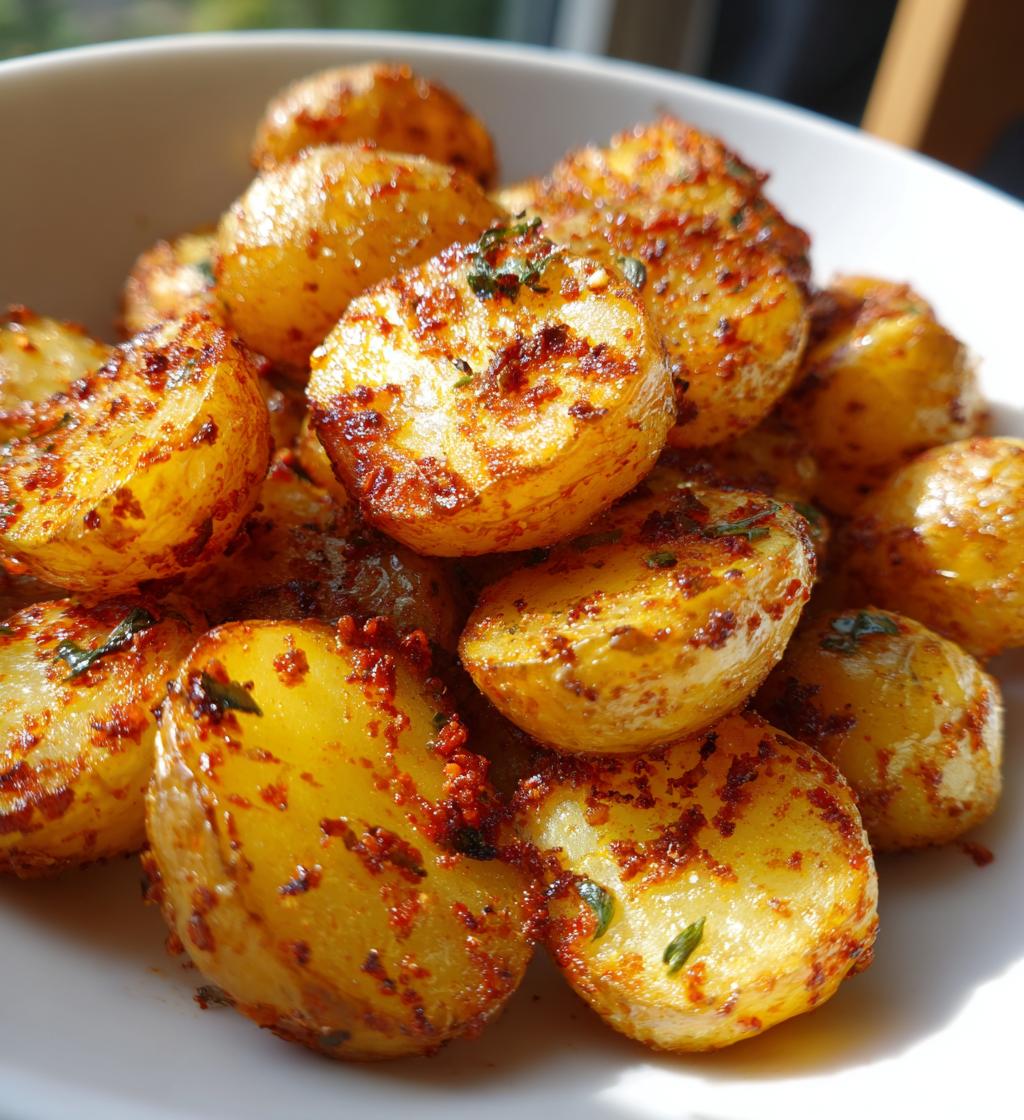 air fryer baby potatoes - detail 1