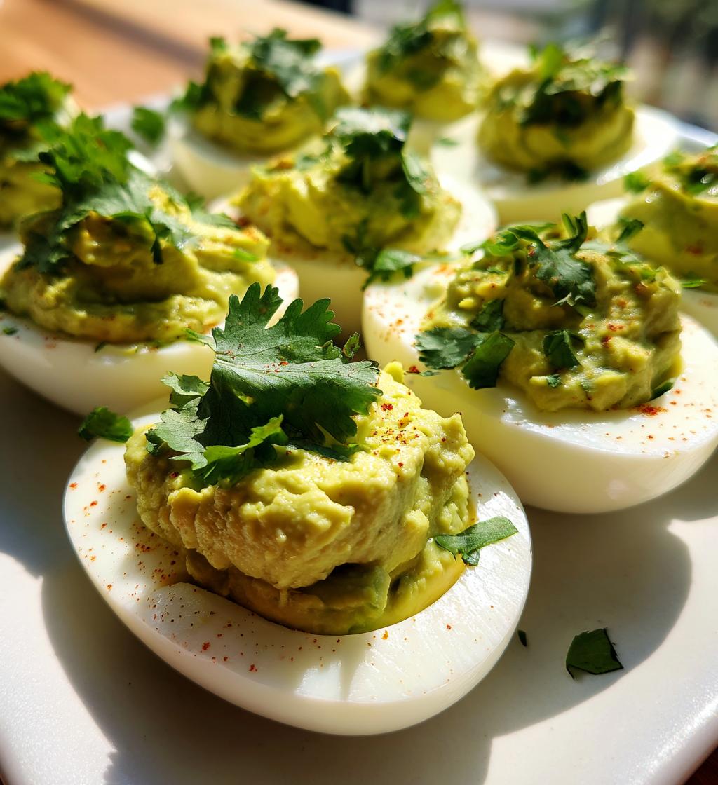 avocado deviled eggs