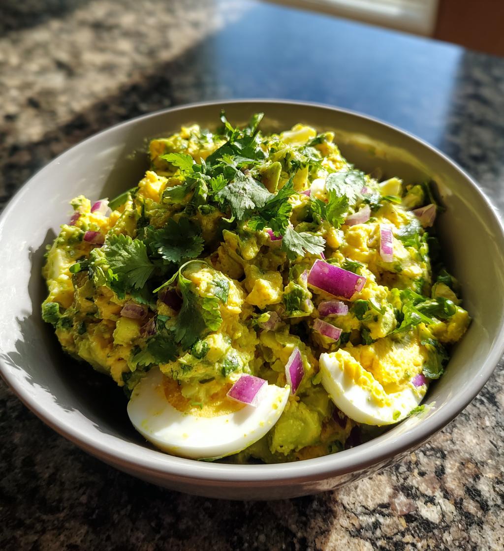 avocado egg salad - detail 1