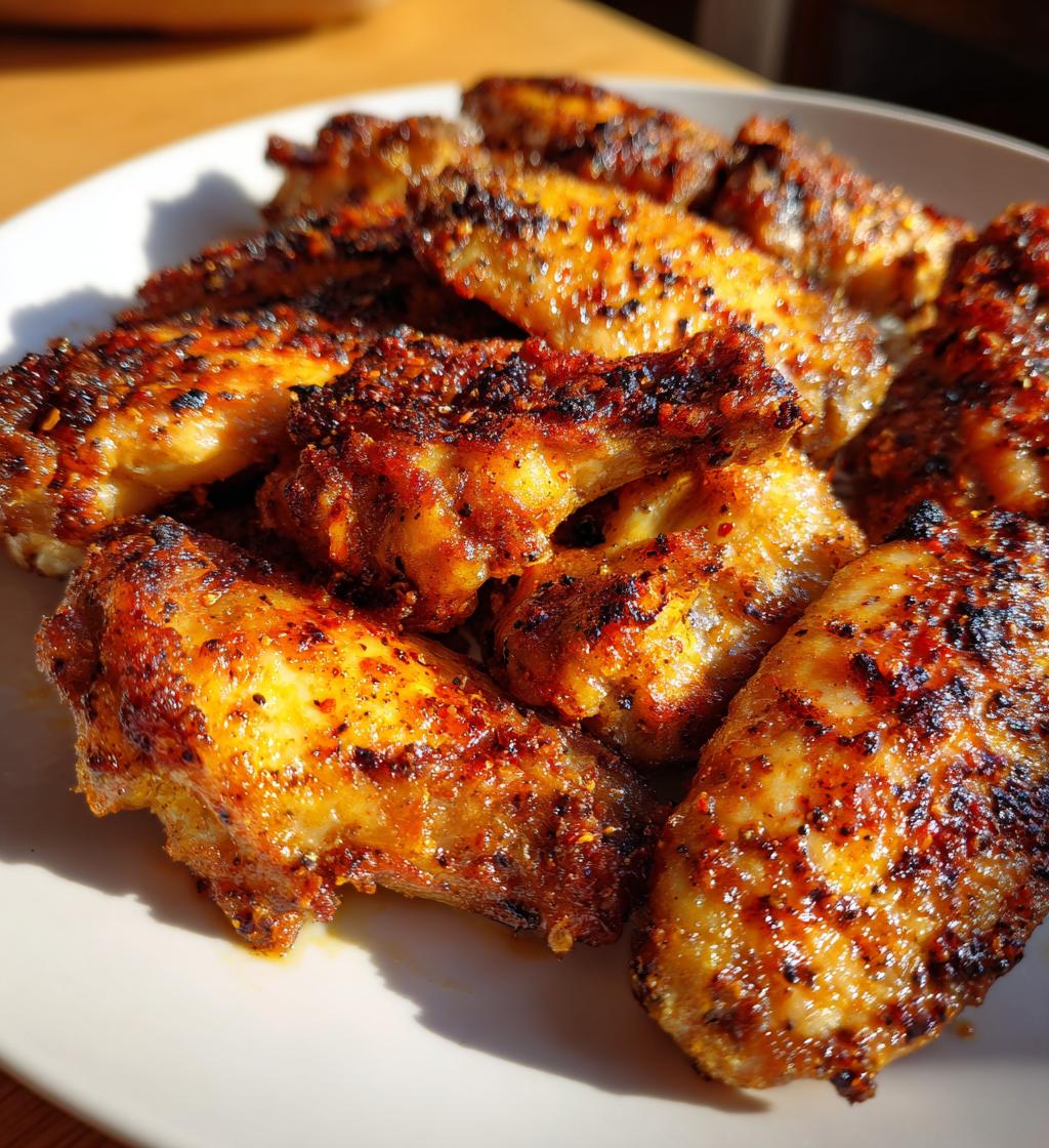 baked chicken wings - detail 1