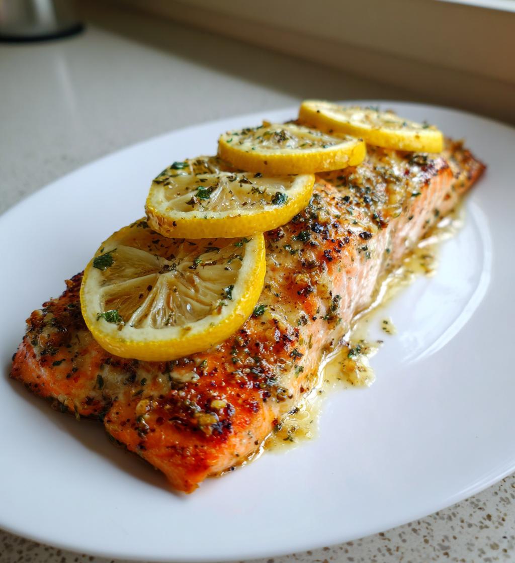 baked salmon fillets dijon - detail 1