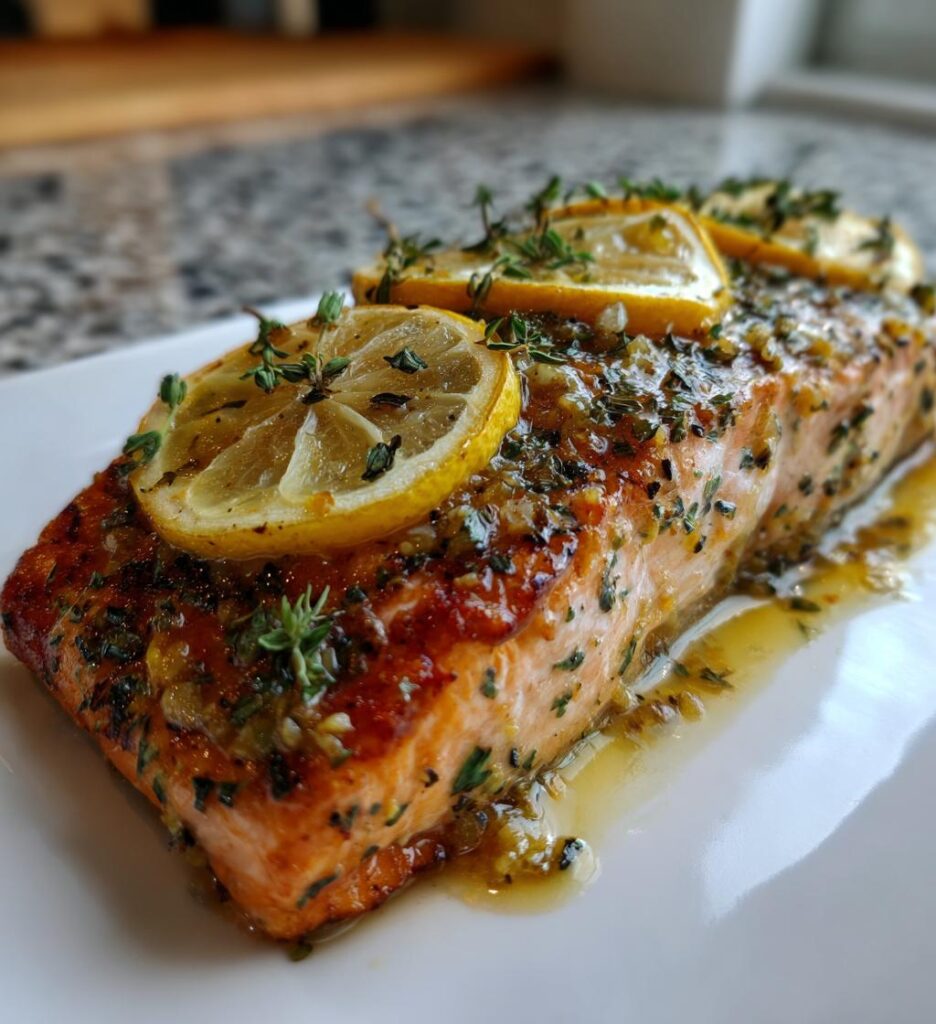 baked salmon fillets dijon