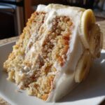 banana bread cake with cream cheese frosting