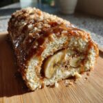 banana caramel roulade