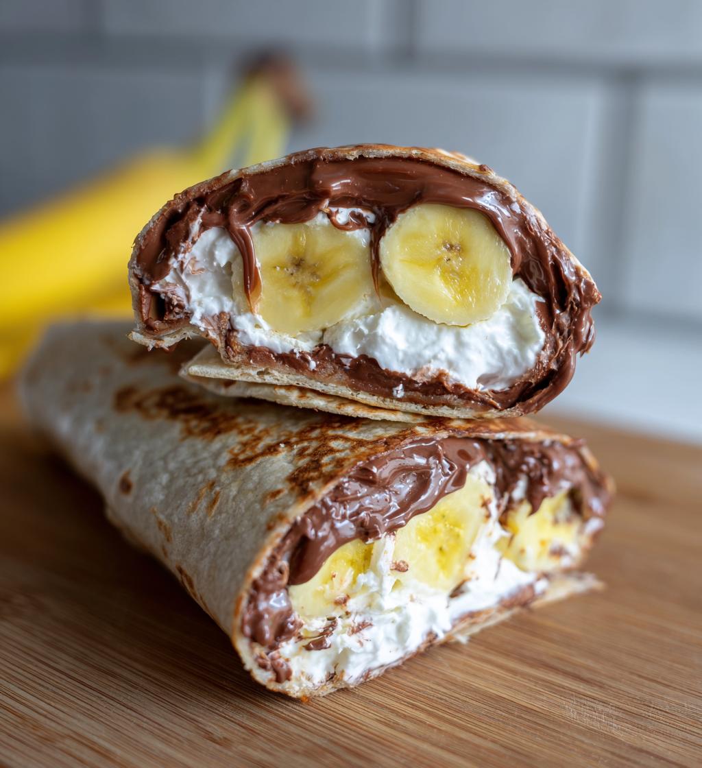banana chocolate dream roll - detail 1