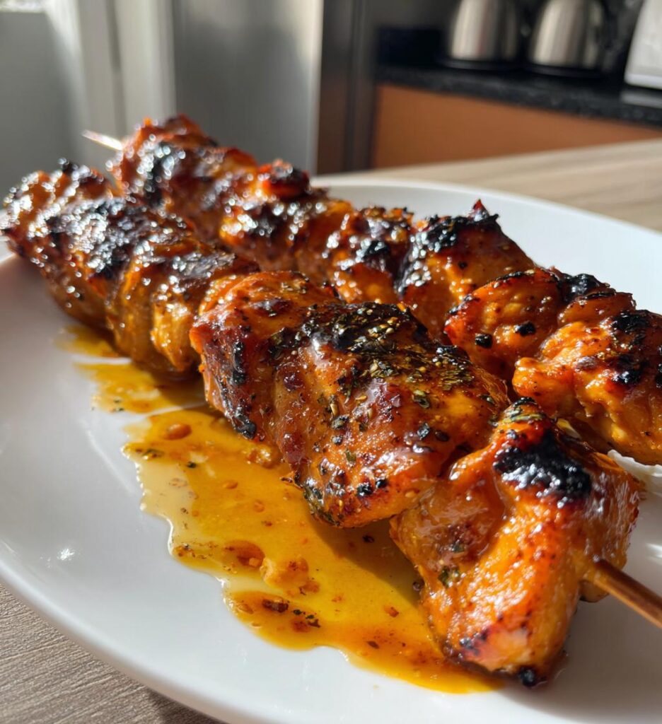 bang bang chicken skewers
