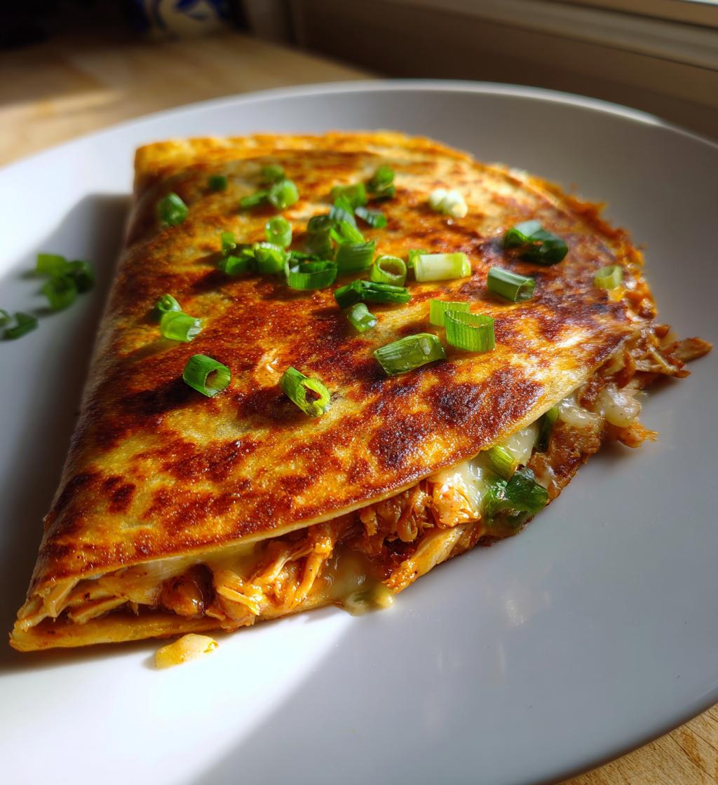 bbq chicken quesadilla - detail 1