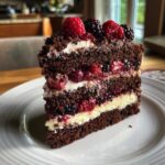 berry velvet layer cake