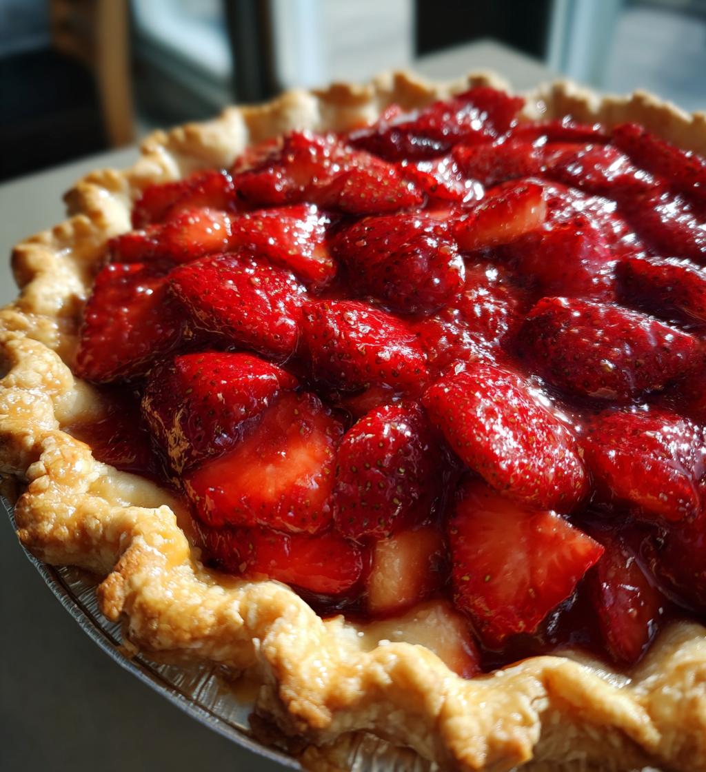 big boys fresh strawberry pie - detail 1