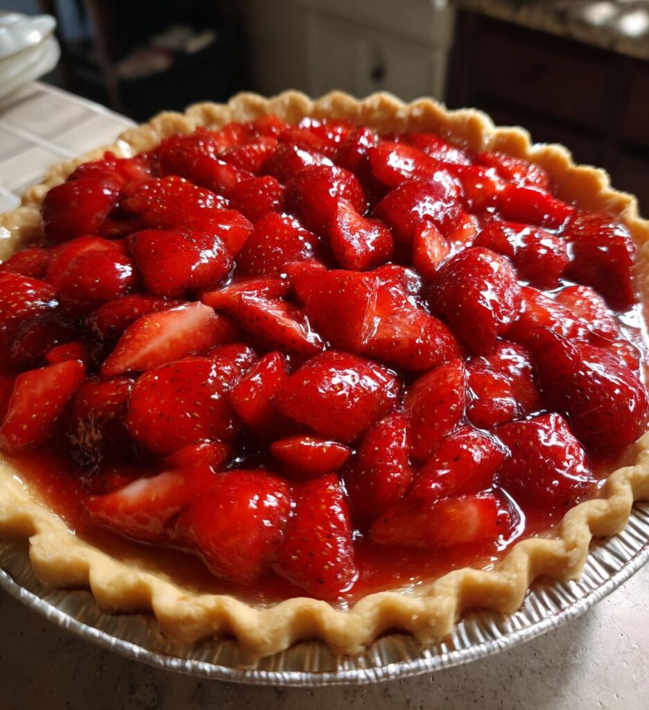 big boys fresh strawberry pie