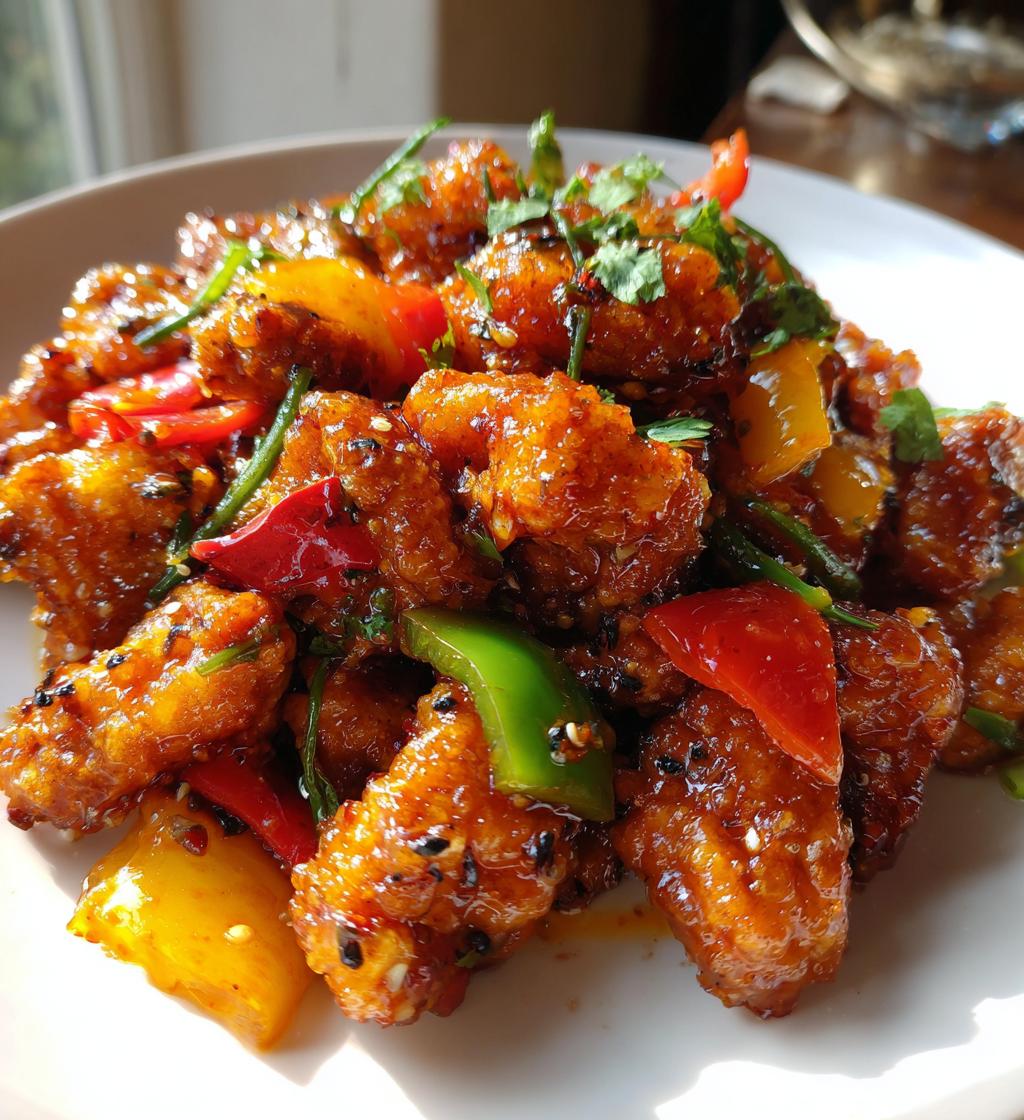 black pepper chicken - detail 1