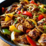 black pepper chicken with juicy tender chicken