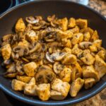 black pepper chicken with mushrooms recipe