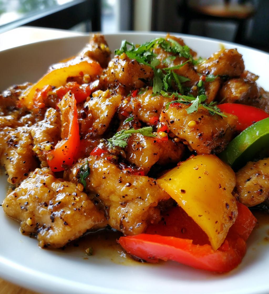 black pepper chicken