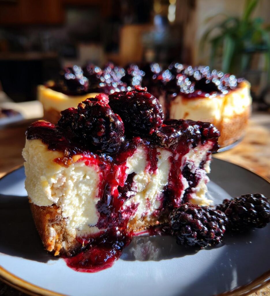 blackberry cheesecake