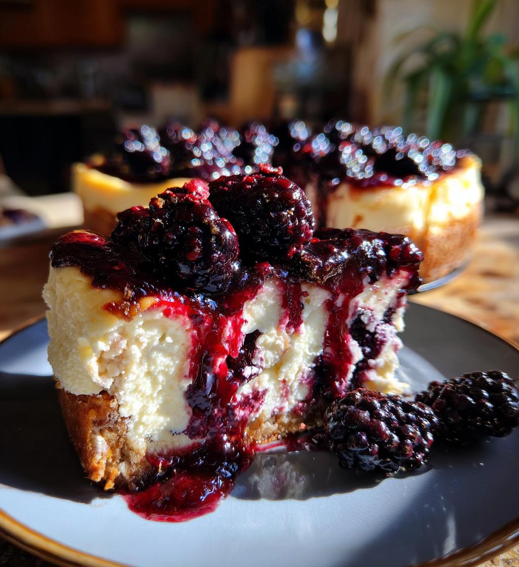 blackberry cheesecake