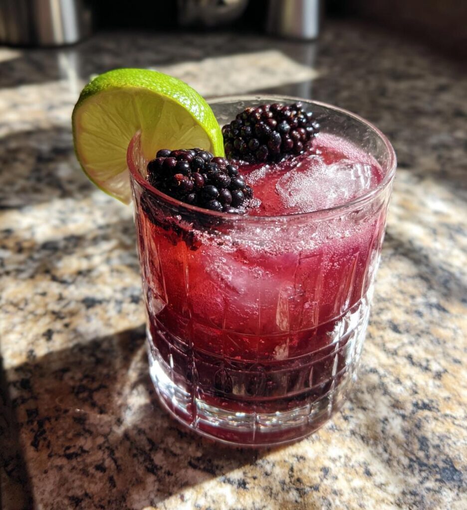 blackberry margarita smash