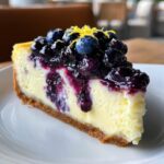 blueberry lemon cheesecake