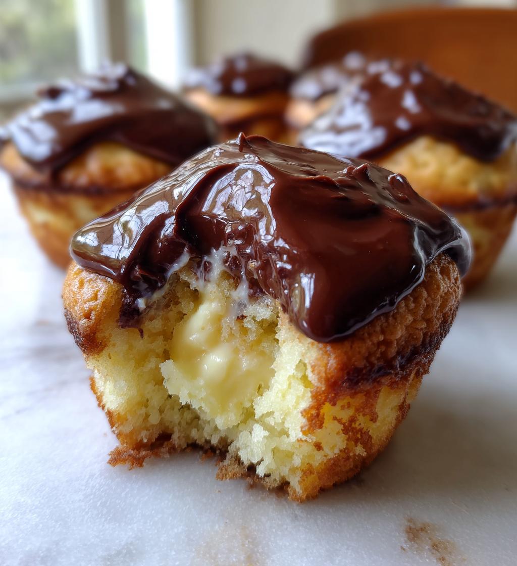 boston cream cupcakes - detail 1