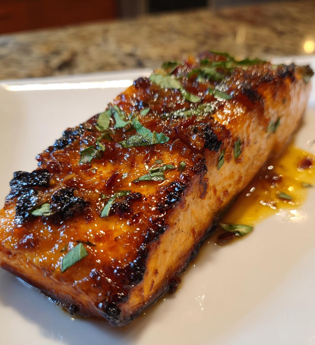 brown sugar glazed salmon