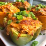 buffalo chicken stuffed peppers
