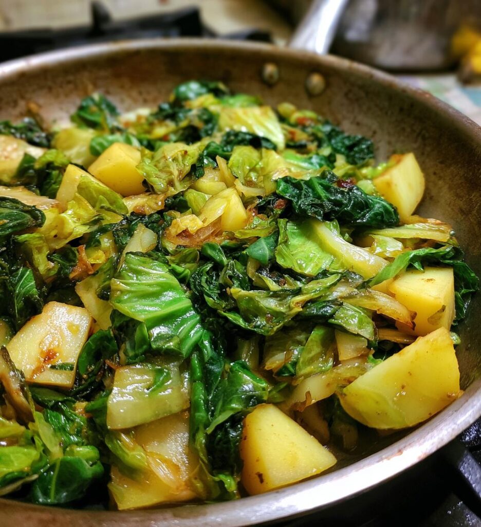 cabbage and potatoes