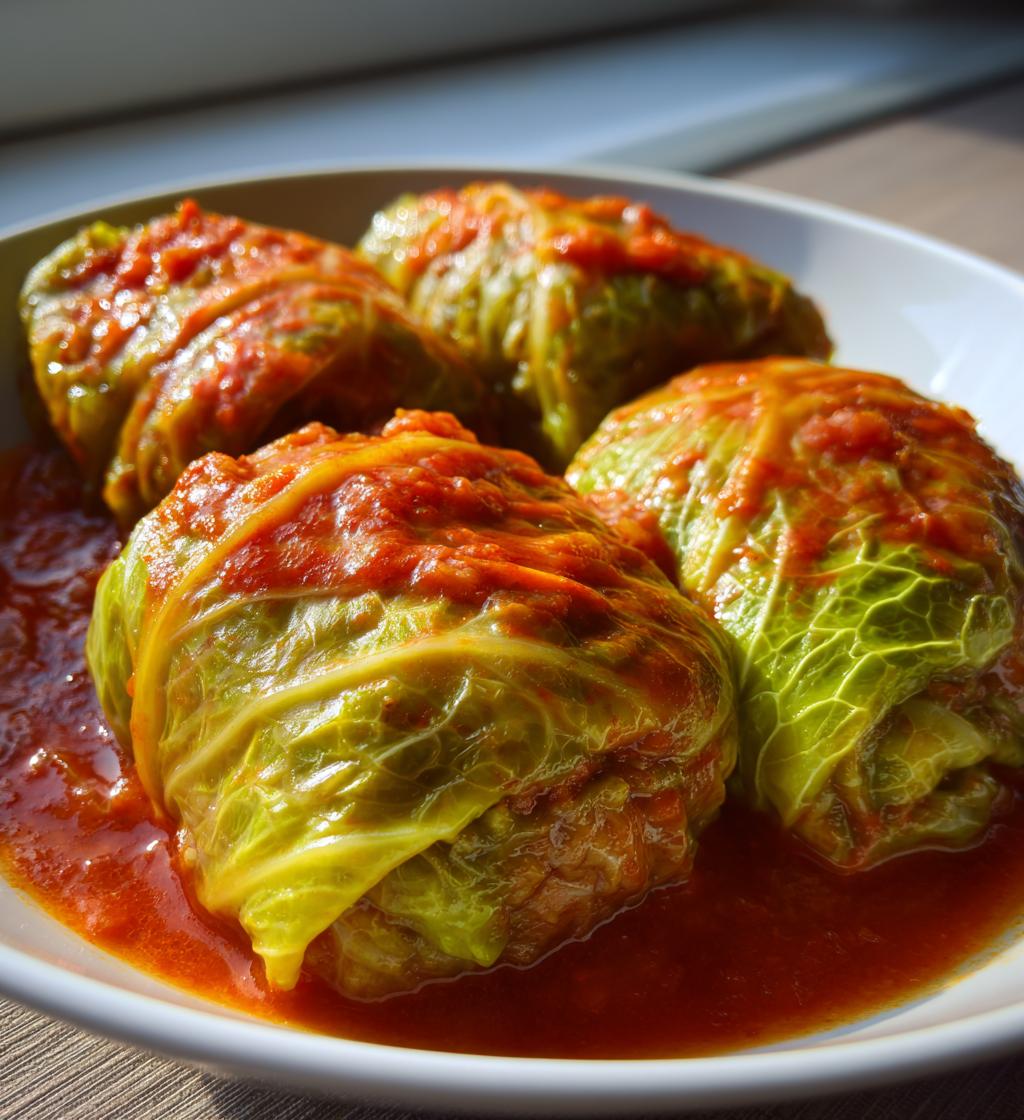 cabbage rolls - detail 1