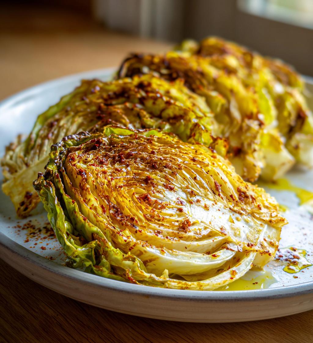 cabbage steaks - detail 1