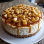 caramel apple cheesecake