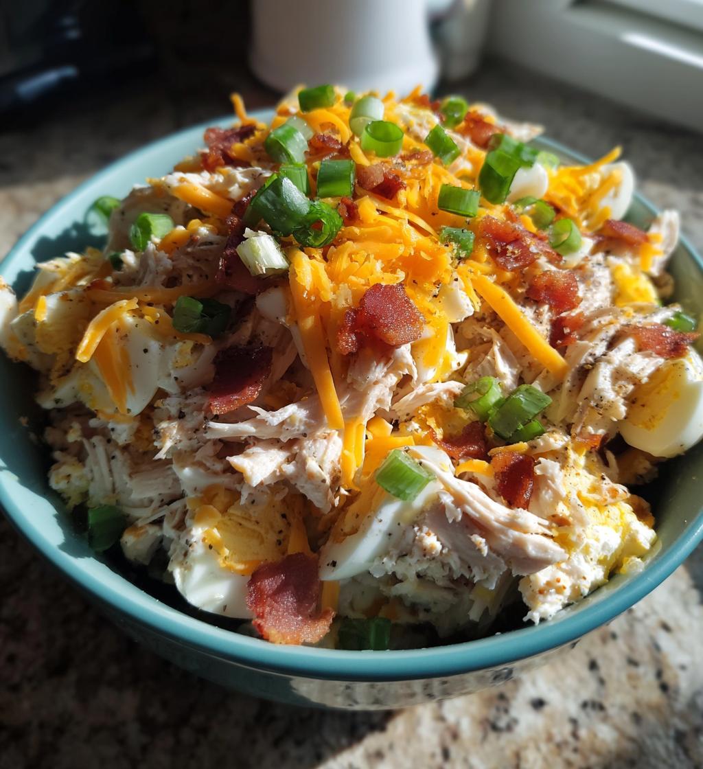 carnivore loaded chicken salad - detail 1