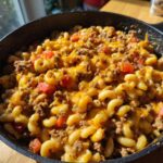 cheeseburger pasta skillet