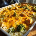 cheesy chicken broccoli and rice casserole