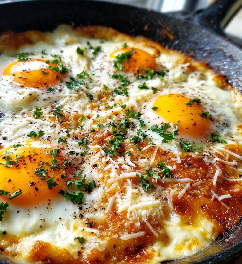 chef johns baked eggs - detail 1