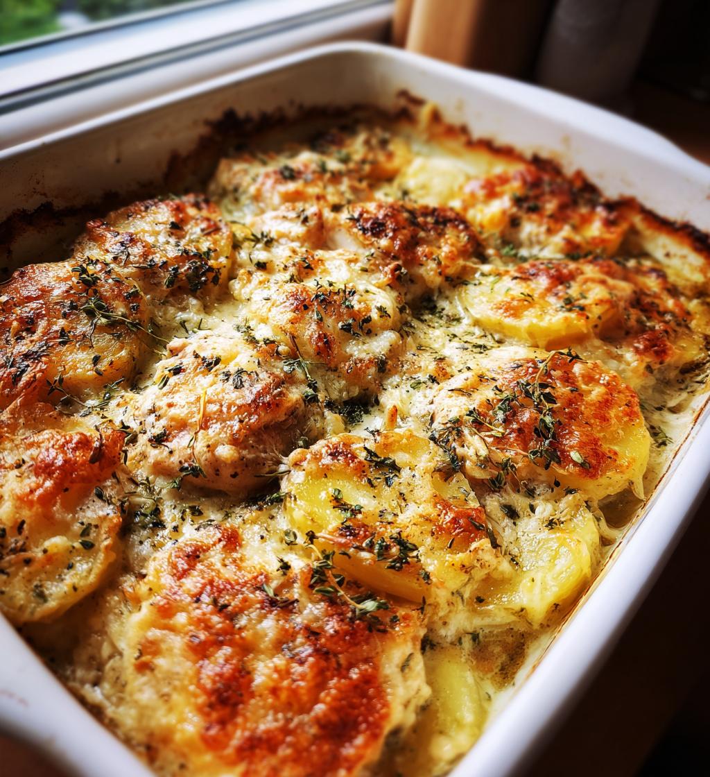 chicken and potato bake - detail 1