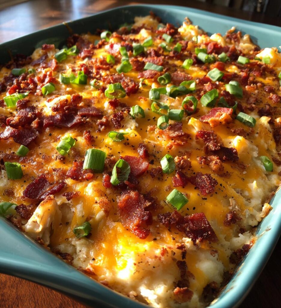 chicken bacon ranch casserole