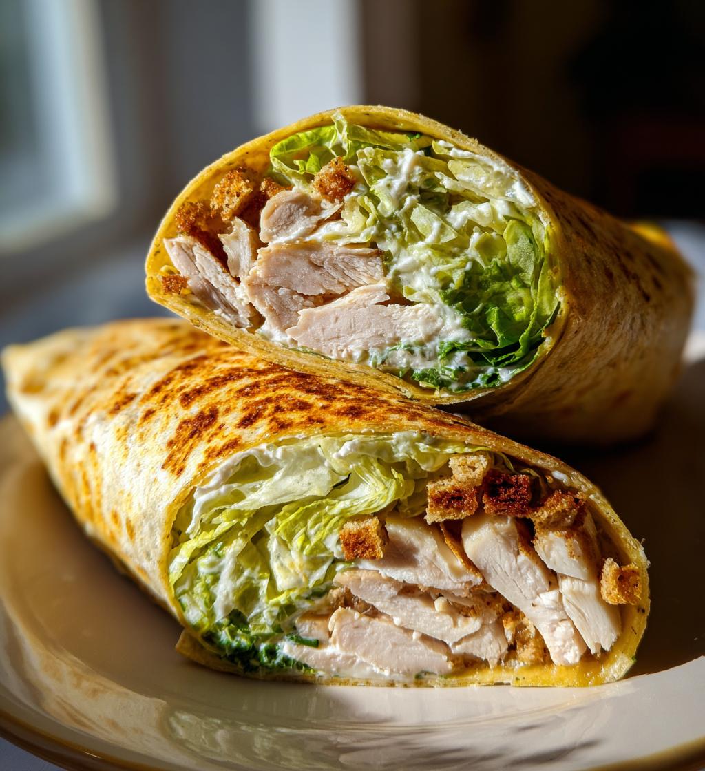 chicken caesar wrap recipe