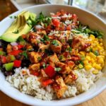 chicken fajita burrito bowl