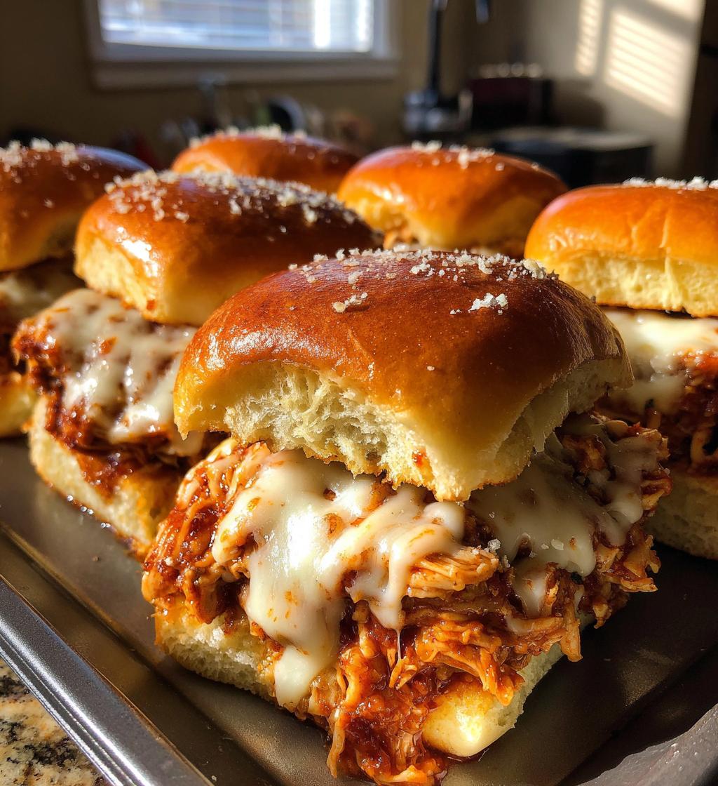 chicken parmesan sliders