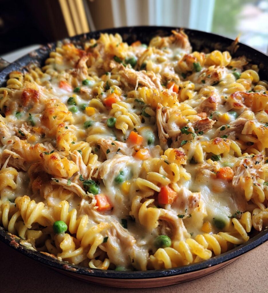 chicken pot pie pasta