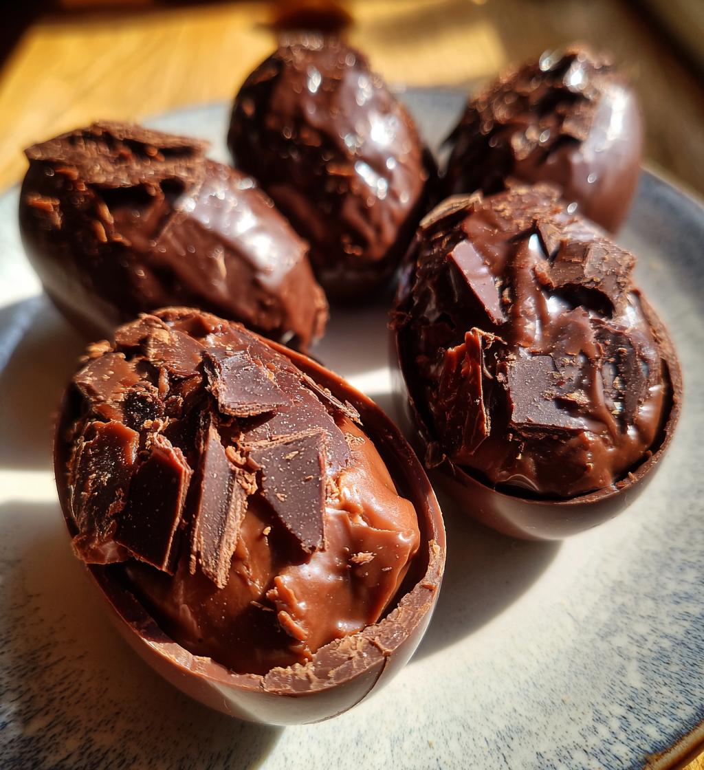 chocolate easter eggs - detail 1