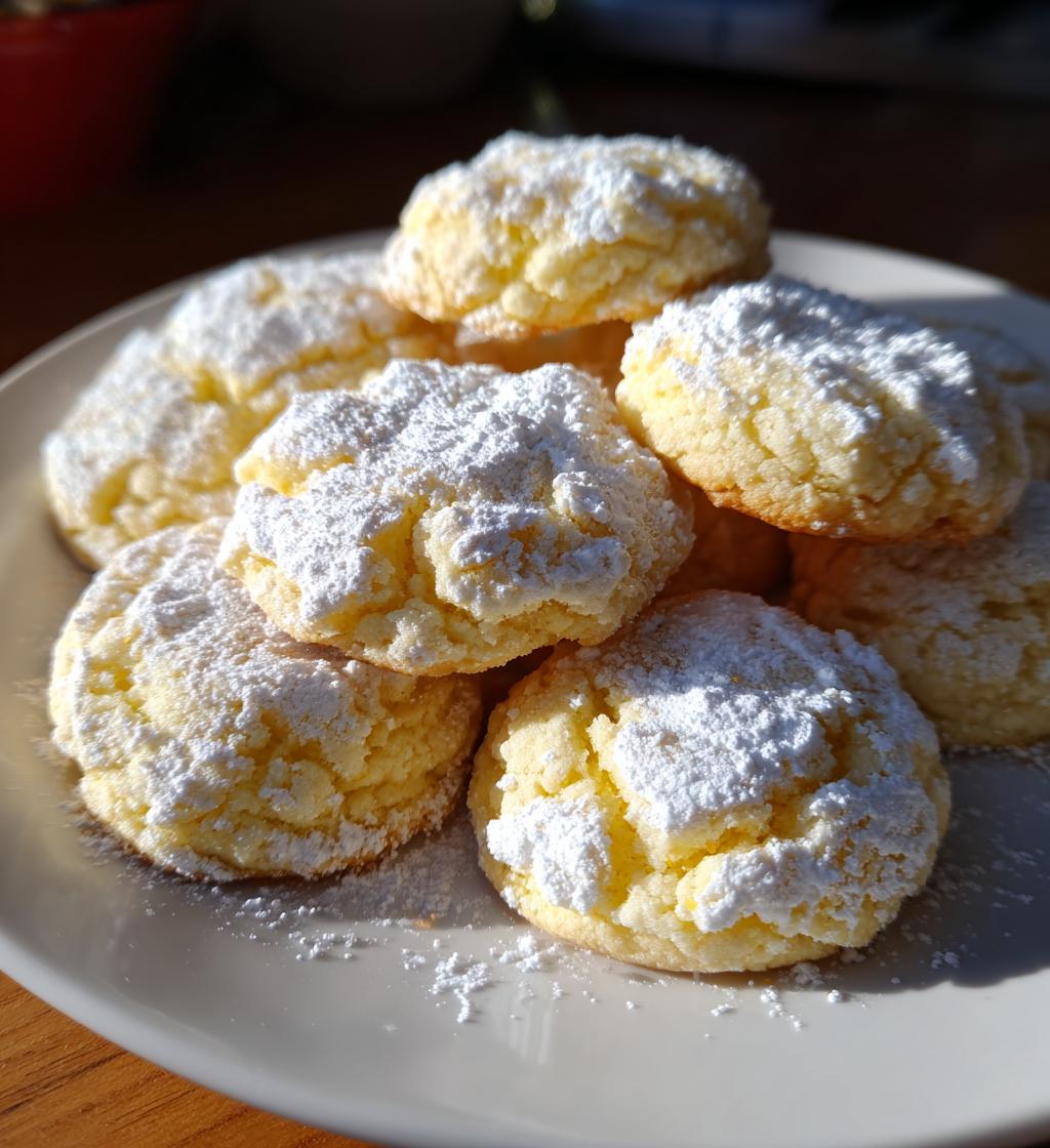 christmas ooey gooey butter cookies - detail 1