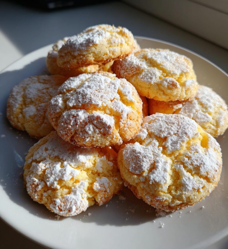 christmas ooey gooey butter cookies
