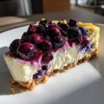 citrus blueberry cheesecake